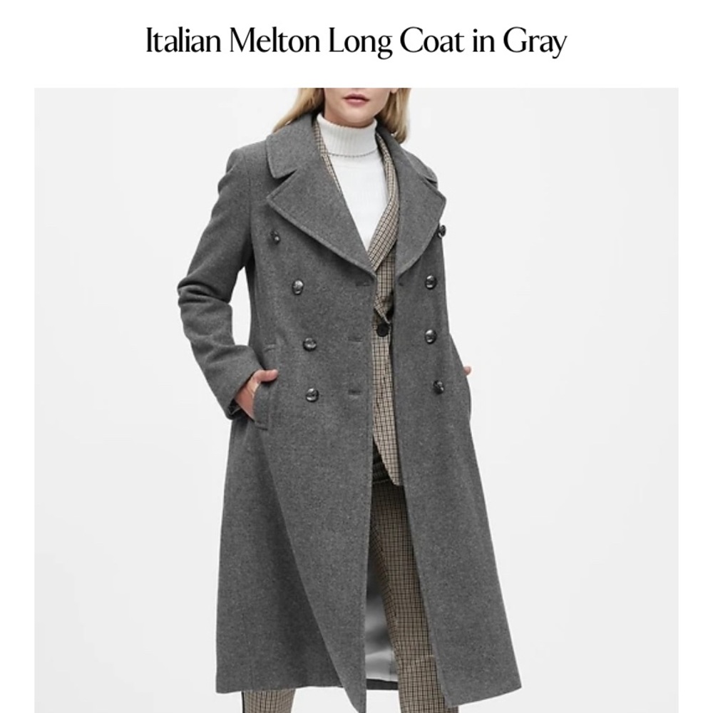 Long grey coat